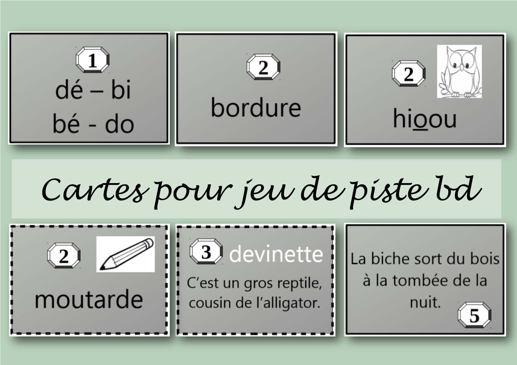 JEU DE PISTE CE1 POUR LES CONFUSIONS B/D – Cérianthe en classe