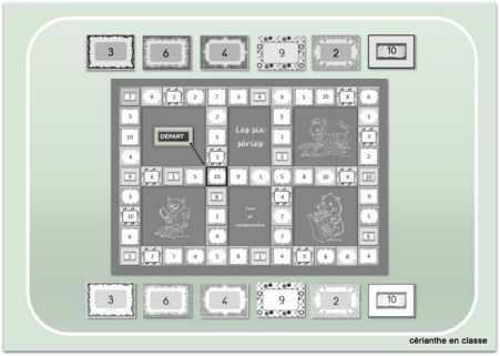 6 séries disposition piste