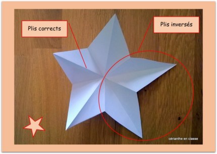 plis étoile