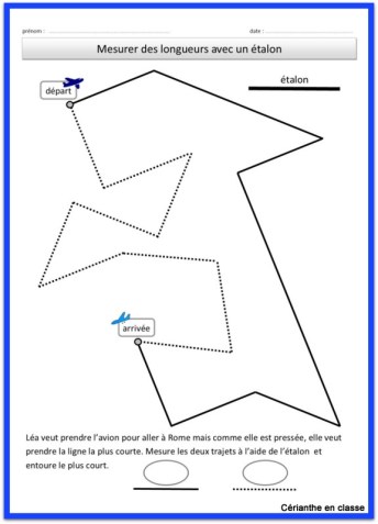 mesurer avec un étalon ex