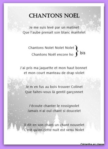 chantons nolet texte