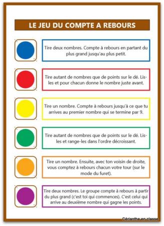 jeu du compte à rebours