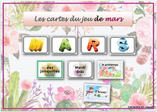 jeu de février mars présentation 2