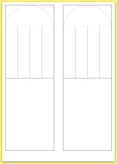 gabarit panier coeur